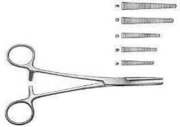 Затискач кровозупинний, прямий, 255 мм, робоча частина 60 мм Bio Tules Impex BTS-24-222.1